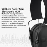 Walker's Razor Walkie Talkie Bundle with Ear Muffs and Accessories