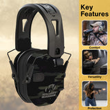 Walkers Razor Walkie Talkie with Razor Tacti-Grip with Rubber Headband Bundle