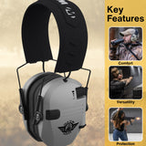 Walker's Razor Walkie Talkie Bundle with Ear Muffs and Accessories