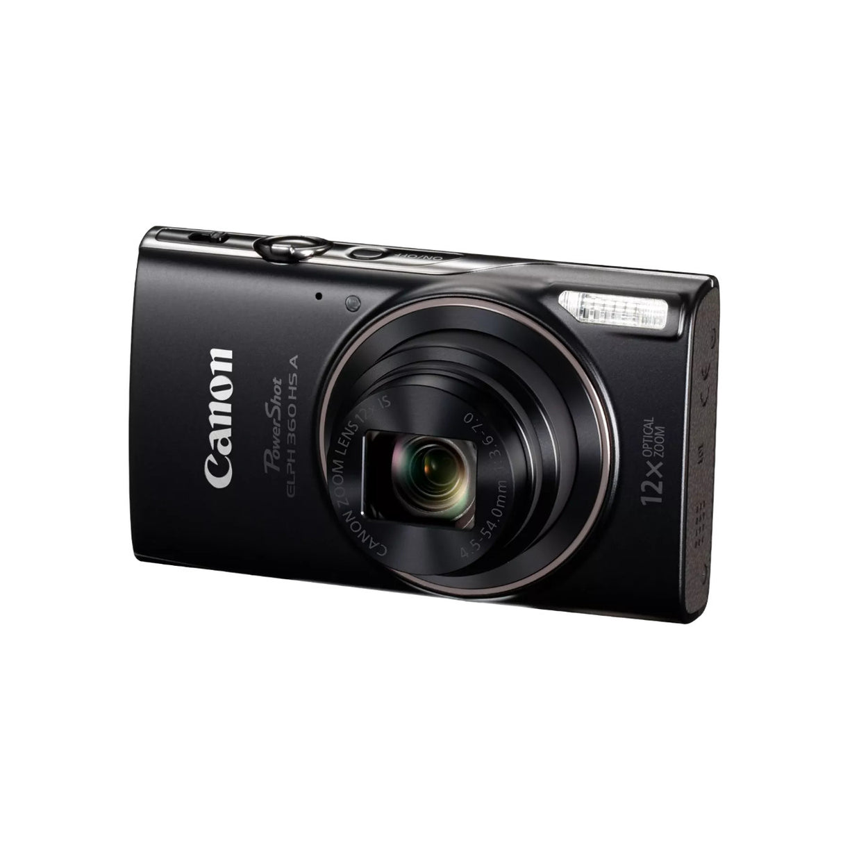 Canon PowerShot ELPH 360 HS A 20.2MP FHD Digital Camera (Black)