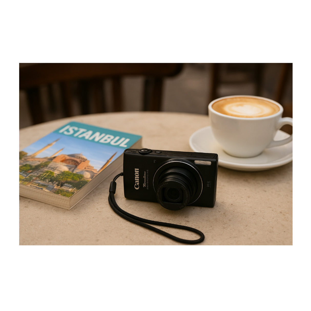 Canon PowerShot ELPH 360 HS A 20.2MP FHD Digital Camera (Black)