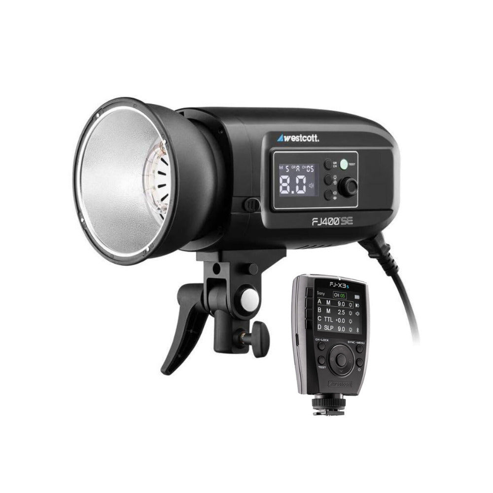 Westcott FJ400-SE Studio Strobe 400Ws with FJ-X3 S Wireless Flash Trigger Bundle