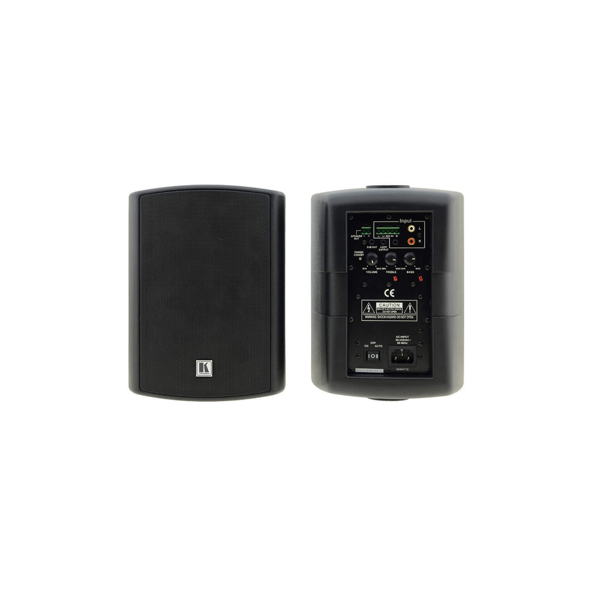 Kramer Tavor 5.25-Inch On-Wall 2-Way Powered Speakers (Black)