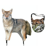 Montana Decoy The Song Dog Realistic Coyote Decoy 3D Moving Tail Carrier Bundle