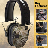 Walker's Razor Walkie Talkie Bundle with Ear Muff (Kryptek Camo) and Accessories