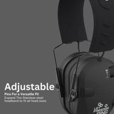 Walker's Razor Walkie Talkie with Ear Muff (Let Freedom Ring) and Accessories