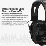 Walker's Razor Slim Electronic Muff (Multicam Gray Camo, 2-Pack) Bundle