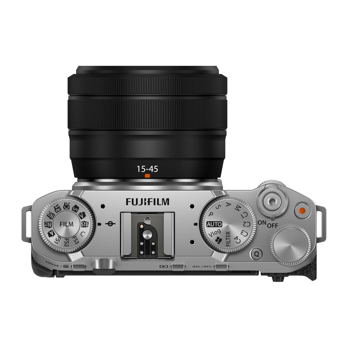 FUJIFILM X-M5 Mirrorless Camera with XC 15-45mm f/3.5-5.6 Lens (Silver)
