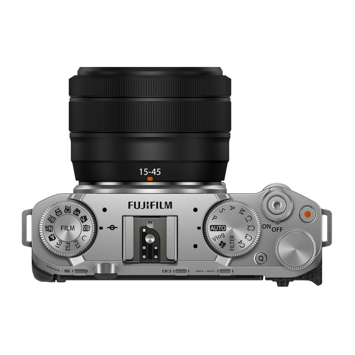 FUJIFILM X-M5 Mirrorless Camera with XC 15-45mm f/3.5-5.6 Lens (Silver)