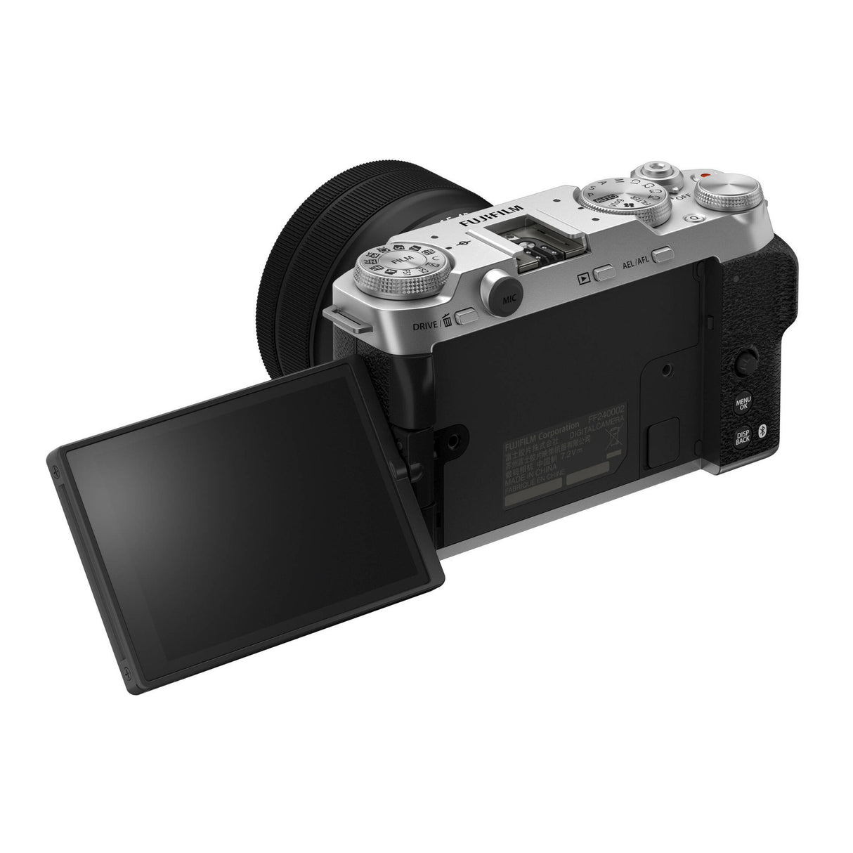 FUJIFILM X-M5 Mirrorless Camera with XC 15-45mm f/3.5-5.6 Lens (Silver)