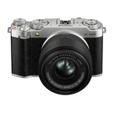 FUJIFILM X-M5 Mirrorless Camera with XC 15-45mm f/3.5-5.6 Lens (Silver)