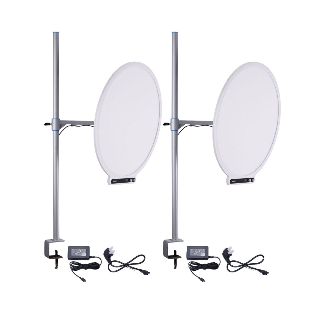 Amaran Verge Max Kit (White, US) with Verge Desk Clamp Stand Bundle