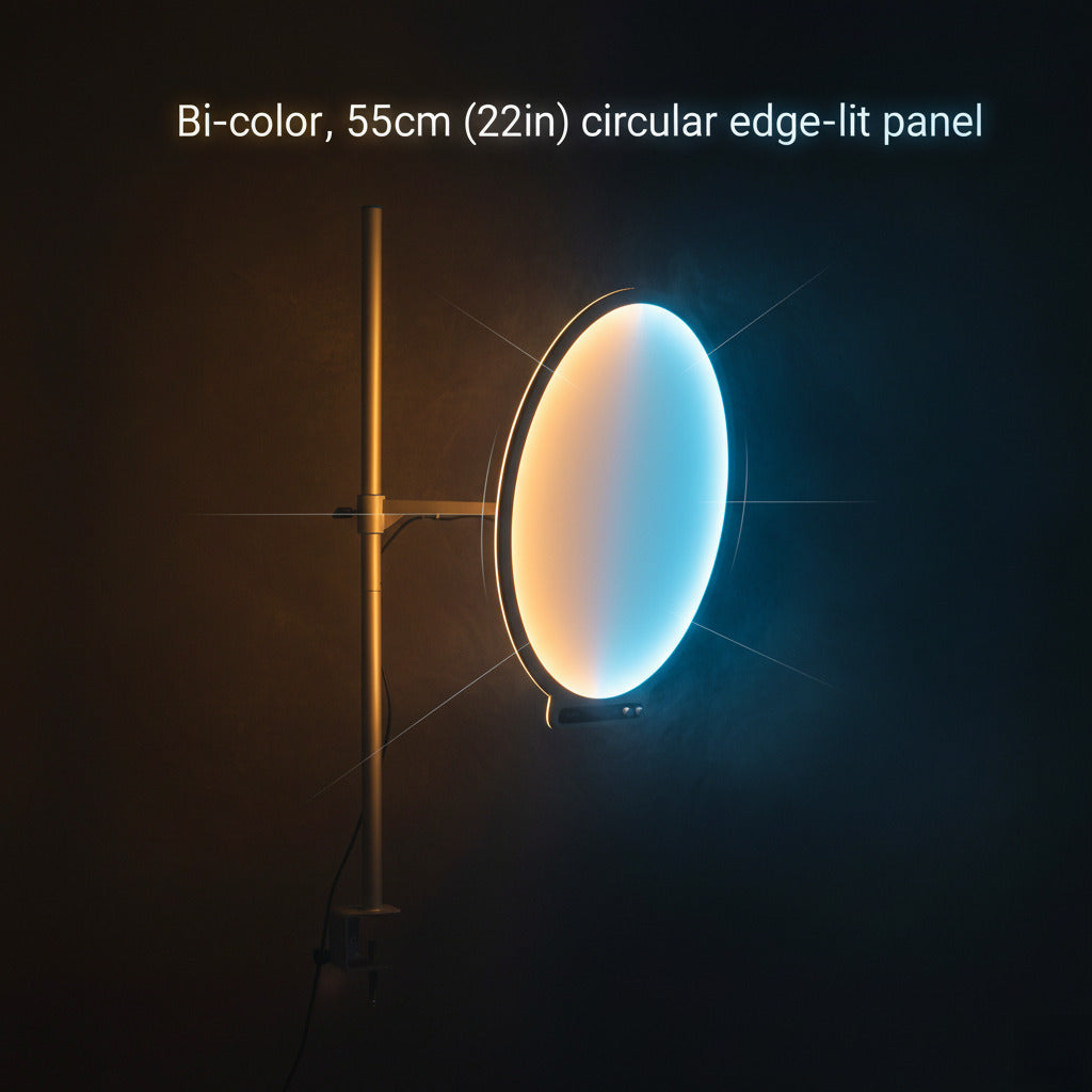 Amaran Verge Max Kit (White, US) with Verge Desk Clamp Stand Bundle