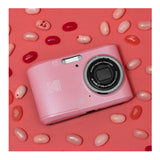 Kodak PixPro FZ45 Friendly Zoom 16MP Digital Camera (Pink) with SD Card and Case