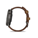 Garmin Venu 4 Smartwatch (Slate/Brown Leather)