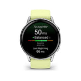 Garmin Venu 4 Smartwatch (Silver/Citron)