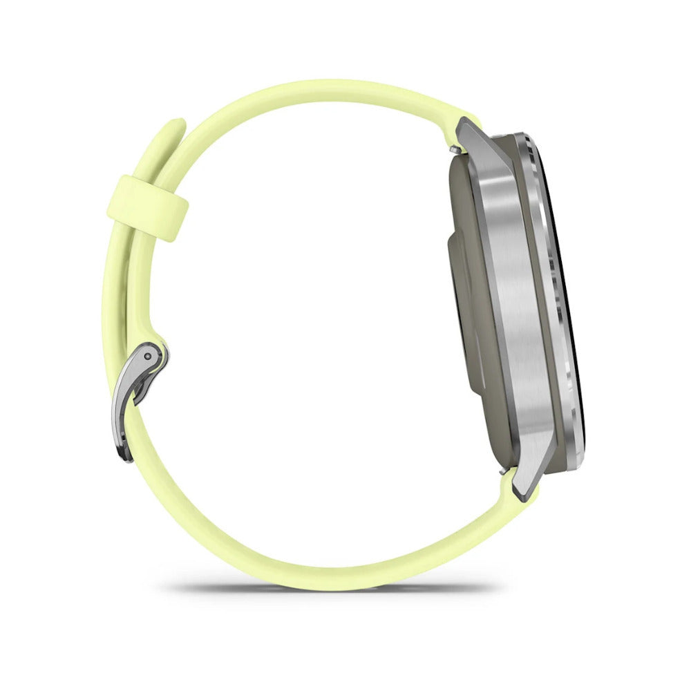 Garmin Venu 4 Smartwatch (Silver/Citron)