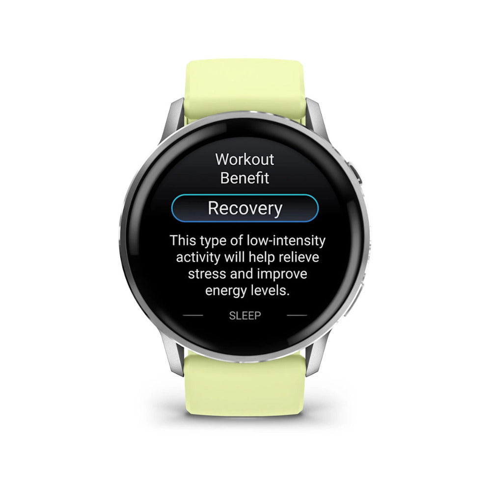 Garmin Venu 4 Smartwatch (Silver/Citron)