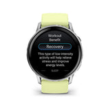 Garmin Venu 4 Smartwatch (Silver/Citron)