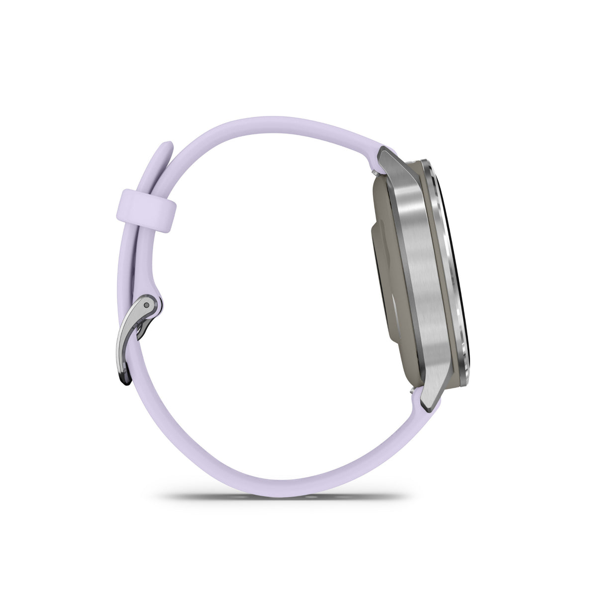 Garmin Venu 4 41mm Smartwatch (Silver with Periwinkle Silicone Band)