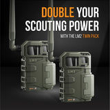Spypoint LM2 Cellular Trail Camera with 32GB Micro SD Card (2-Pack)