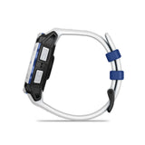 Garmin Instinct 3 AMOLED GPS Smartwatch (Whitestone/Bolt Blue)