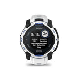 Garmin Instinct 3 AMOLED GPS Smartwatch (Whitestone/Bolt Blue)