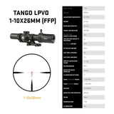 SIG SAUER Tango-MSR LPVO 1-10x26mm 34mm FFP Riflescope (Black)
