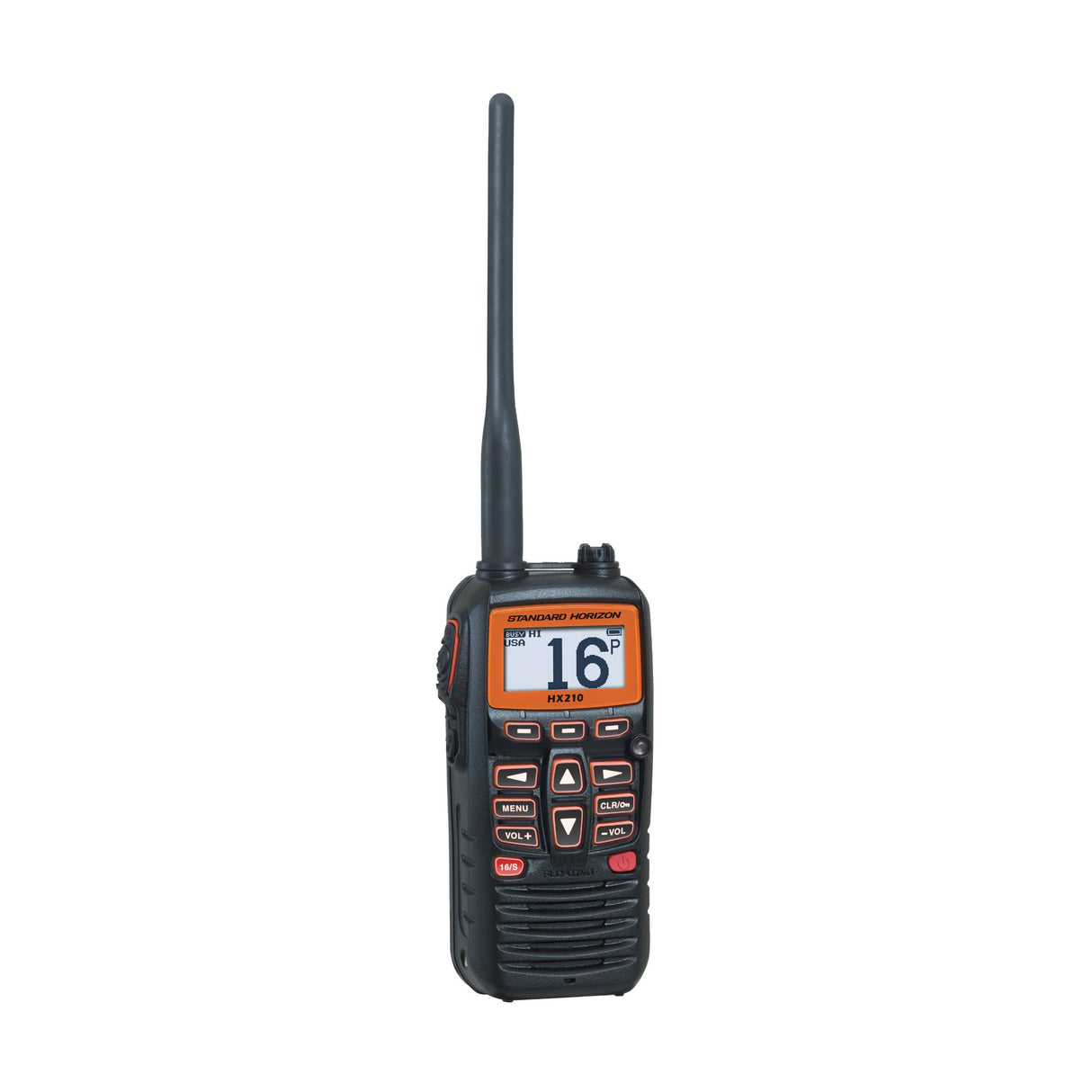 Standard Horizon HX210 Handheld VHF Radio with Water-Activated Strobe Light