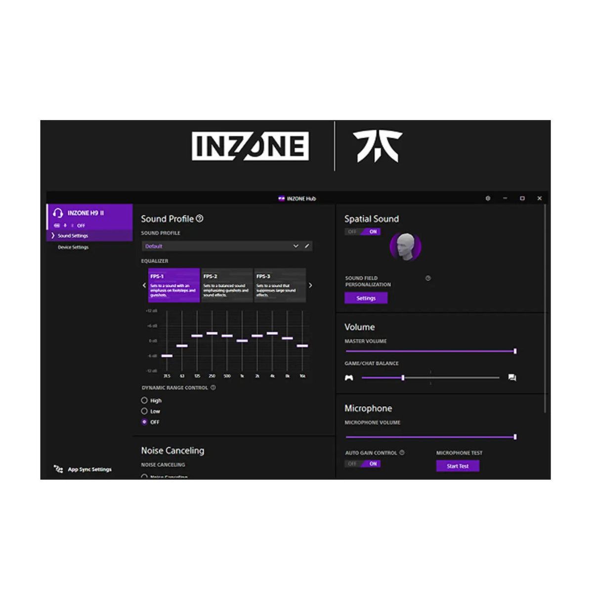 Sony INZONE H9 II Wireless Noise Canceling Gaming Headset (Black)