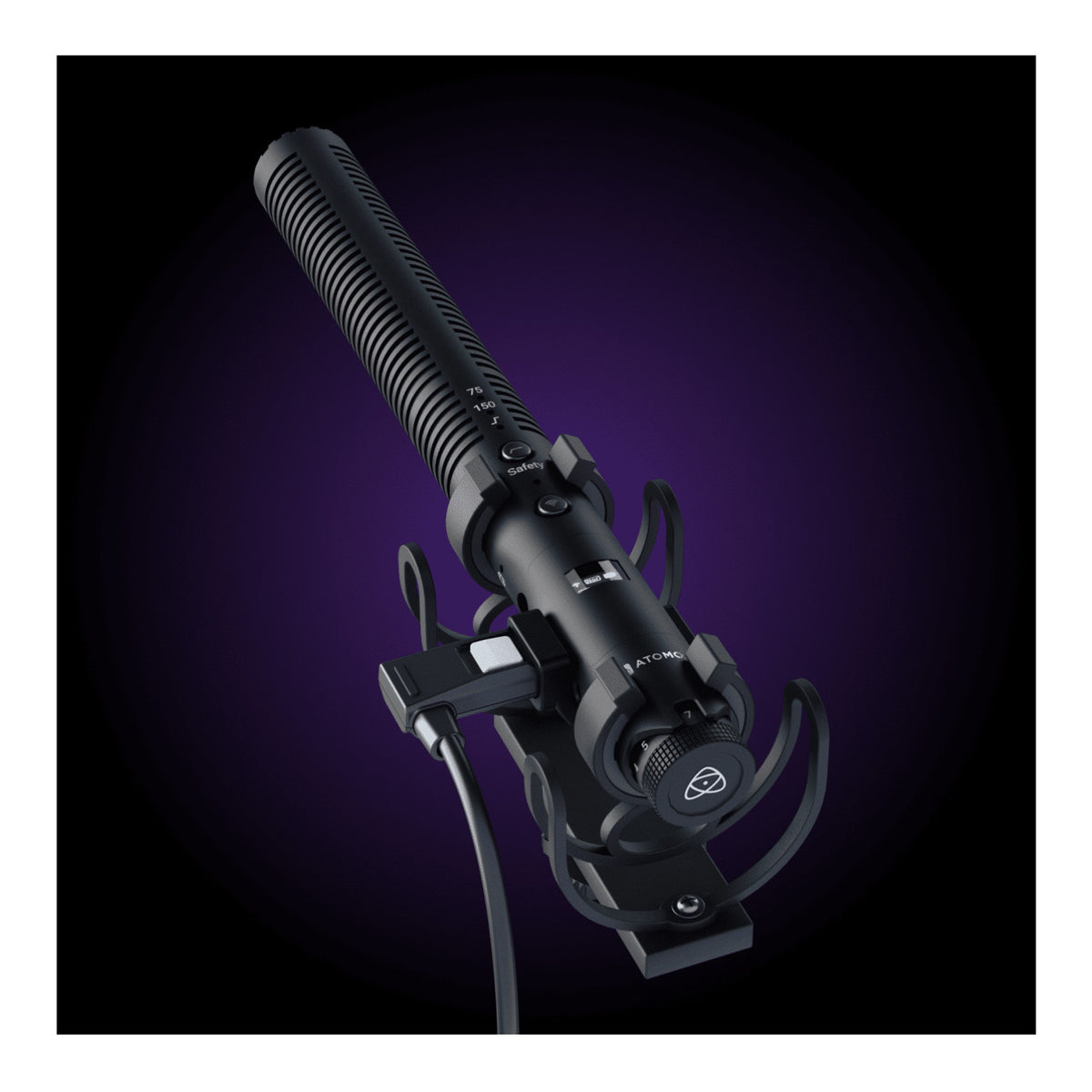 Atomos StudioSonic Wired/Wireless Supercardioid Shotgun Microphone (Black) (Open Box)