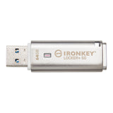 Kingston IronKey Locker+ 50 64GB USB 3.2 Gen 1 Flash Drive