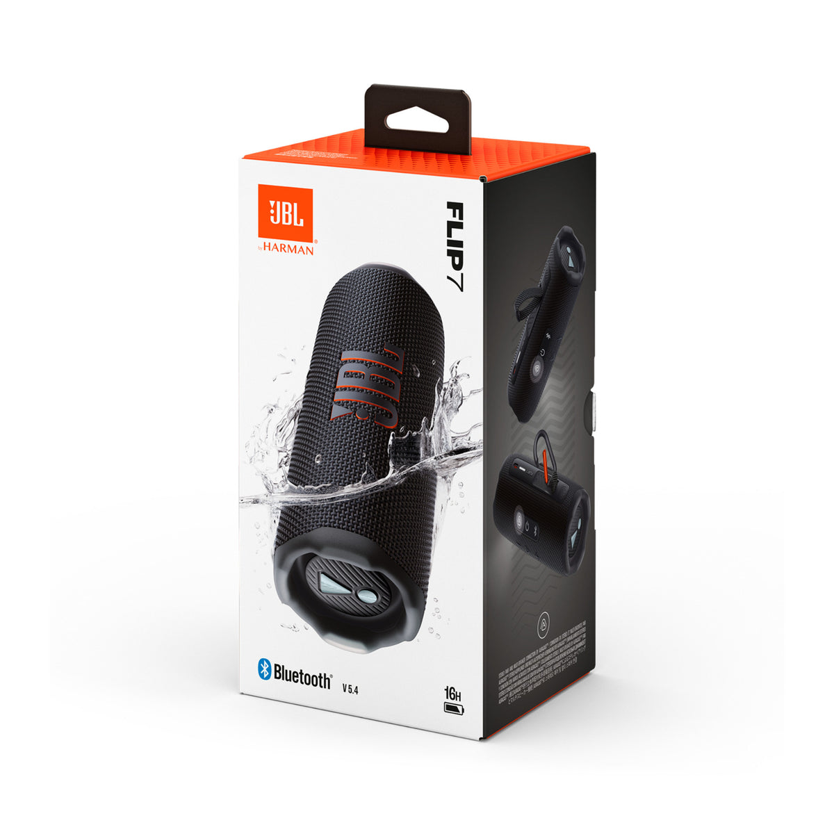 JBL Flip 7 Portable Waterproof Dustproof Drop-Proof Bluetooth Speaker (Black)
