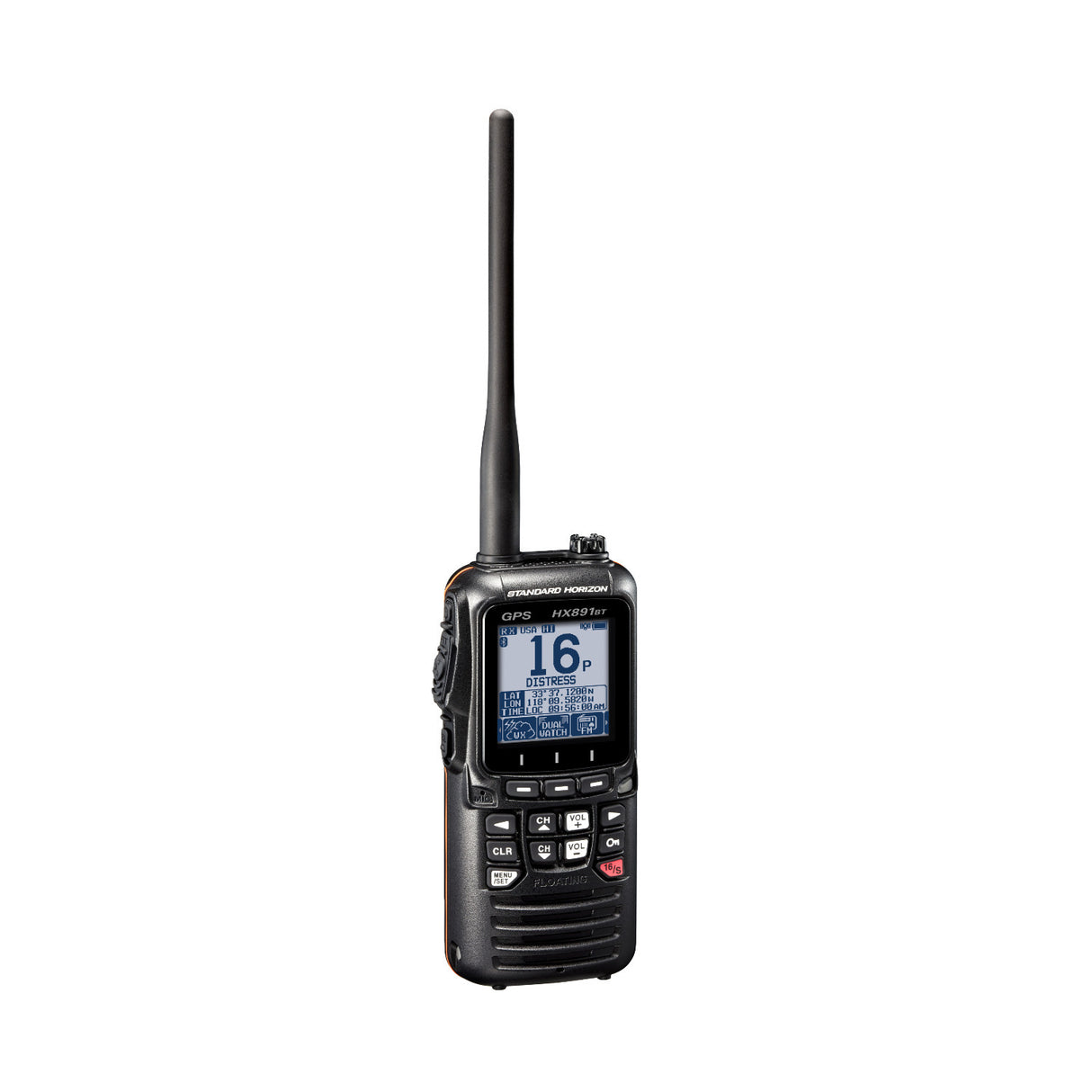 Standard Horizon HX891BT Floating 6W Handheld VHF/GPS/Bluetooth Marine Radio