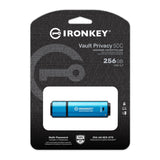 Kingston IronKey Vault Privacy 50 Series 256GB USB-C Flash Drive