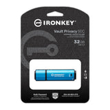 Kingston IronKey Vault Privacy 50 Series 32GB USB-C Flash Drive