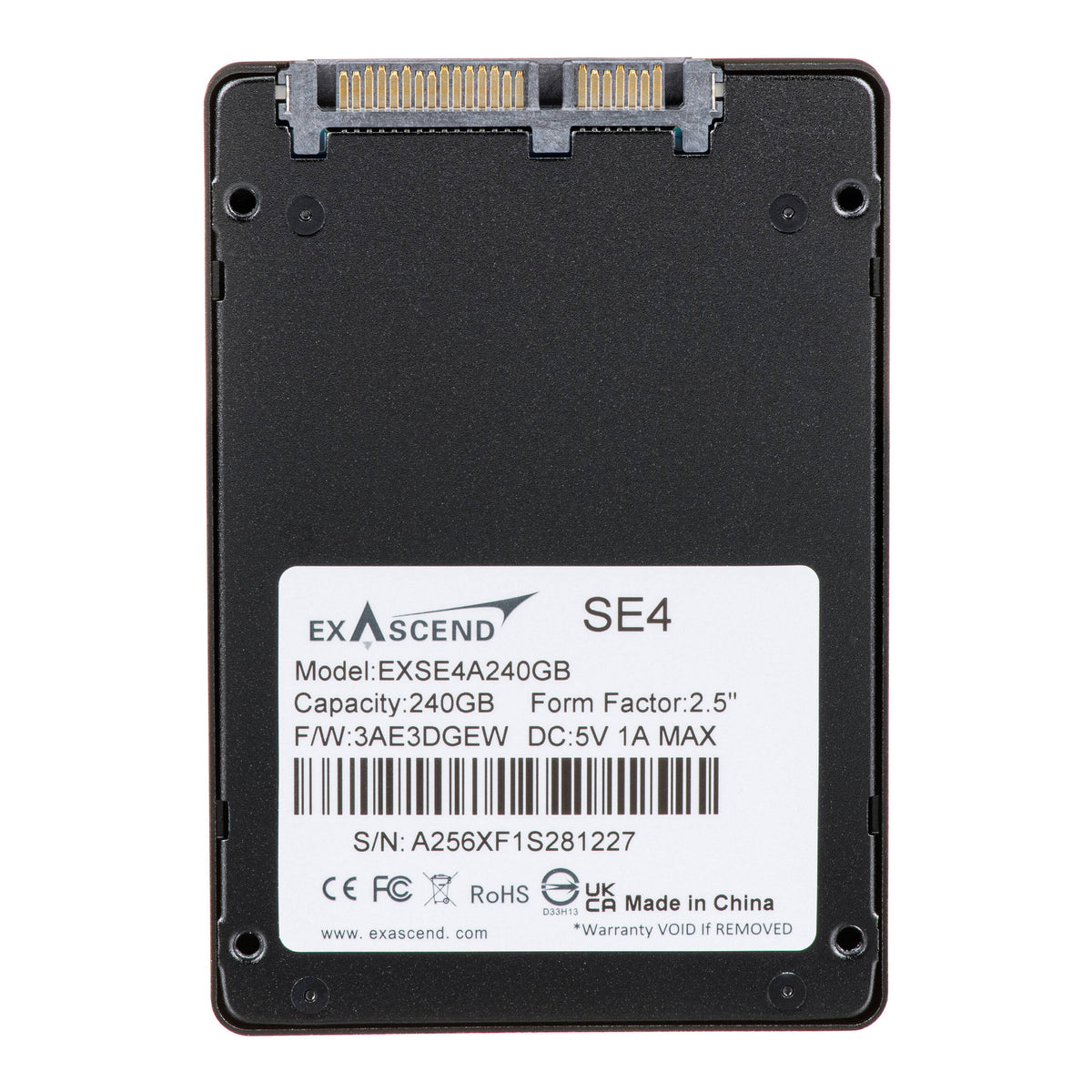 Atomos 240GB SE4 2.5 Inch SSD with 555MB/s Read 530MB/s Write 3D TLC Flash