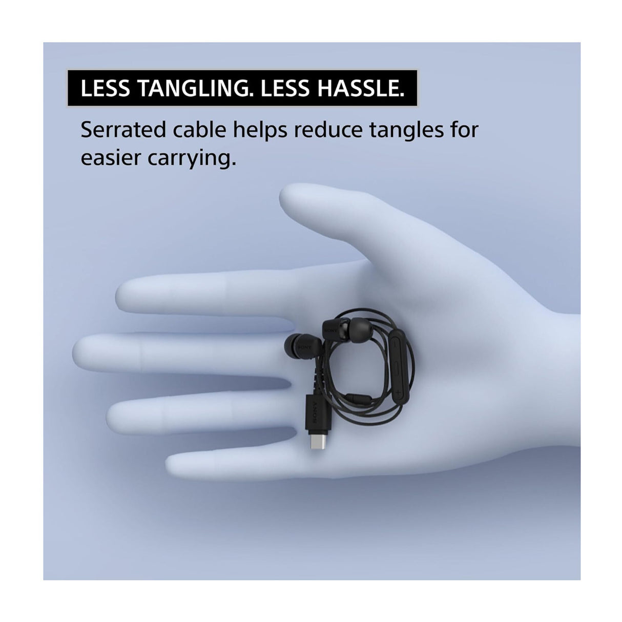 Sony IER-EX15C Wired USB-C In-ear Headphones (Black)