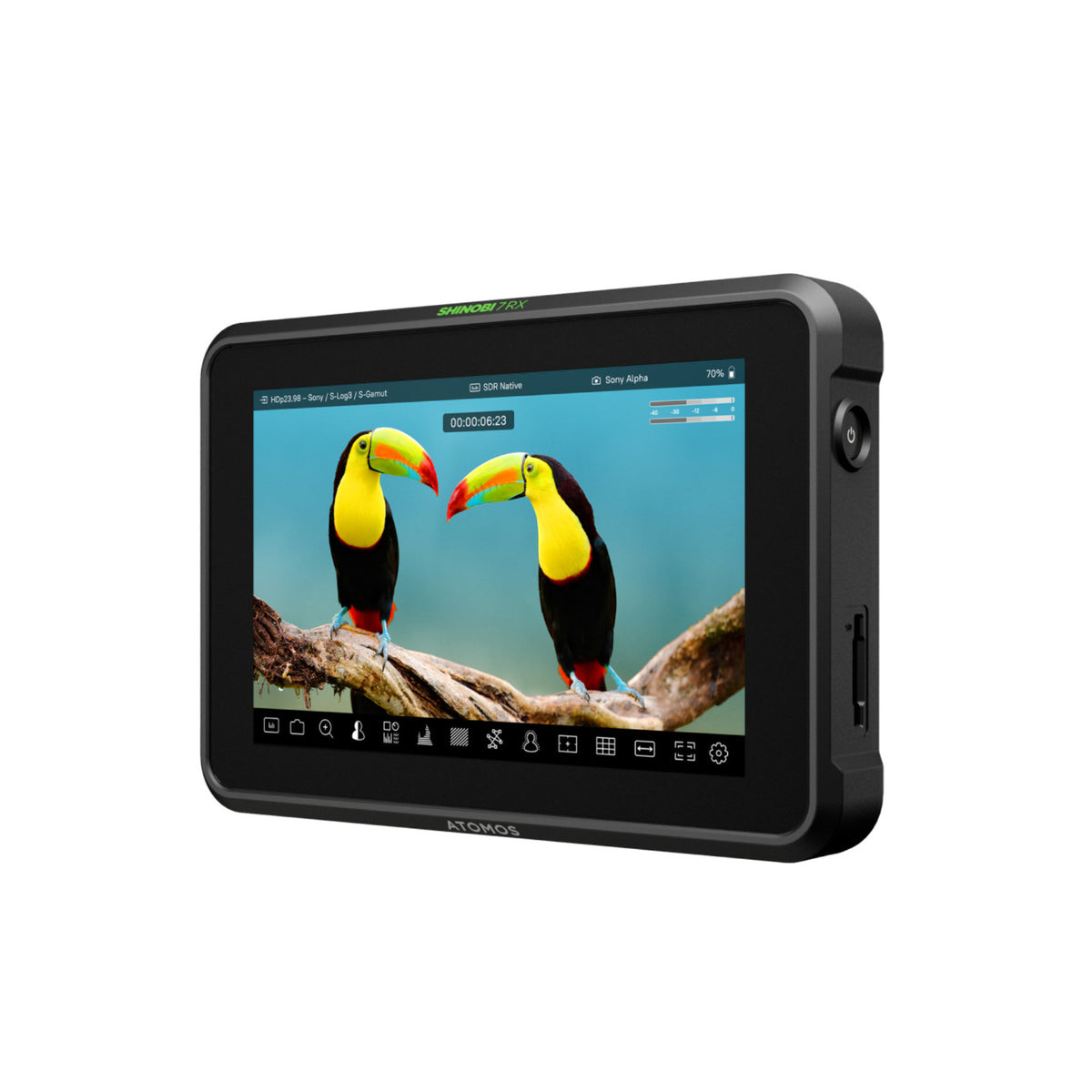 Atomos Shinobi 7 RX 7-inch HDR Monitor - 2200nit Ultra-Bright Touchscreen (Open Box)