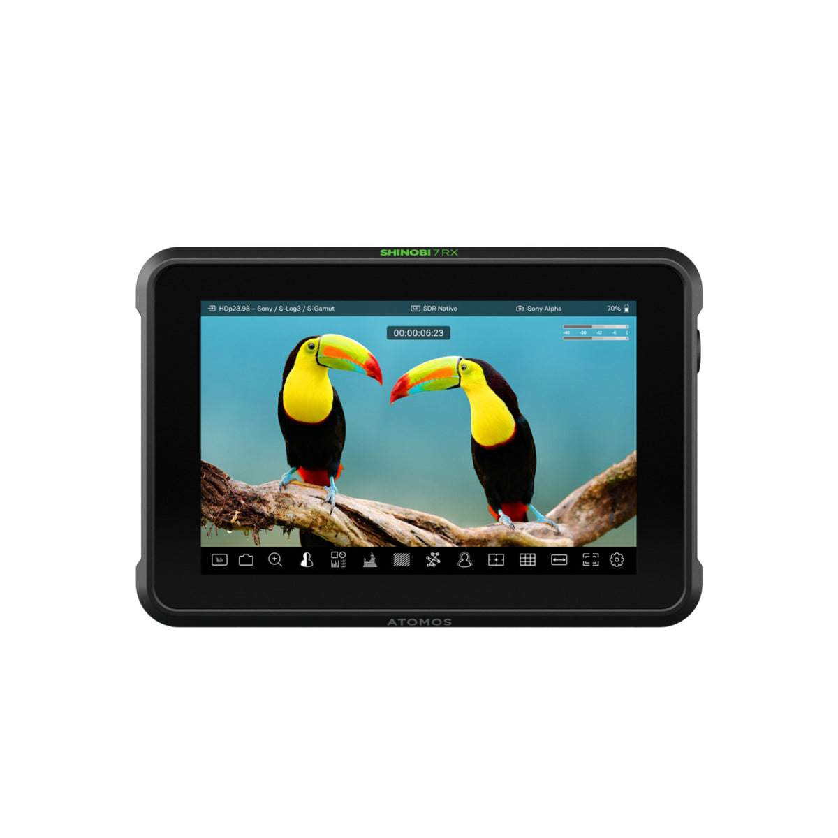 Atomos Shinobi 7 RX 7-inch HDR Monitor - 2200nit Ultra-Bright Touchscreen (Open Box)
