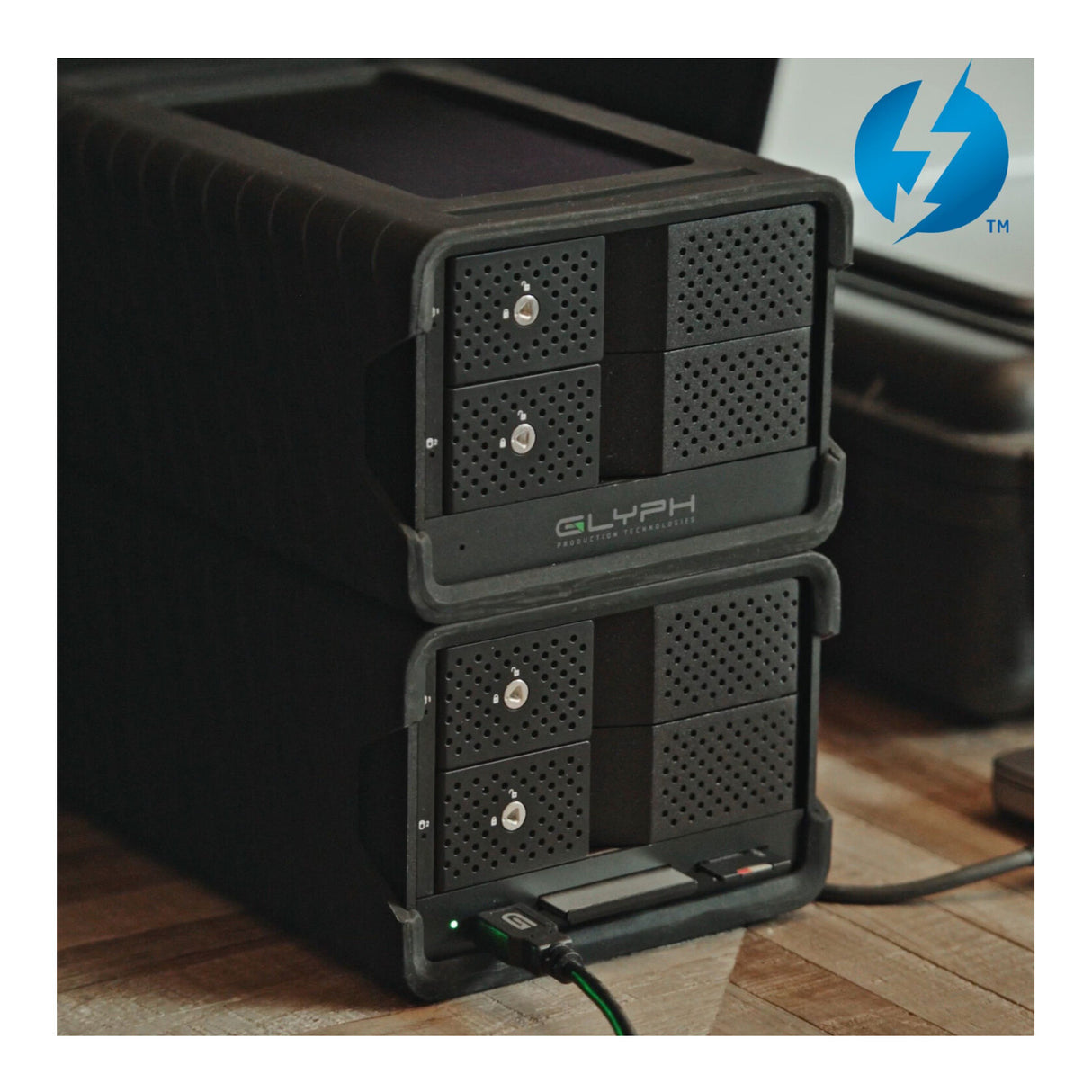 Glyph Technologies Blackbox PRO RAID 48TB 2-Bay Thunderbolt 3 (2 x 24TB)