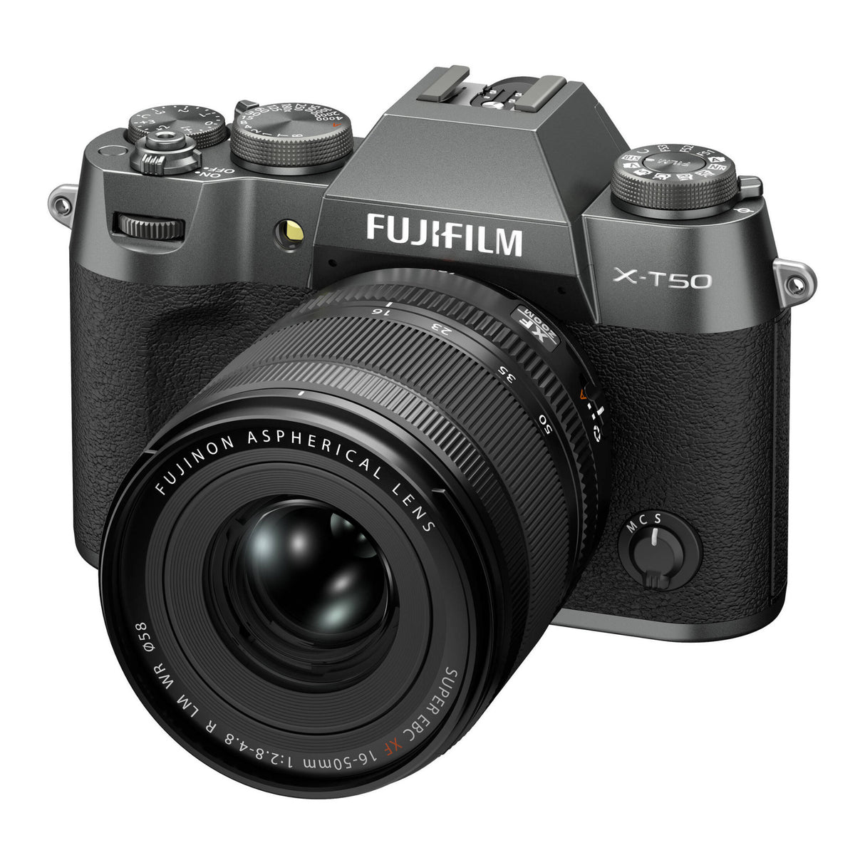 Fujifilm X-T50 BODY, CHARCOAL SILVER with XF16-50MM LENS KIT