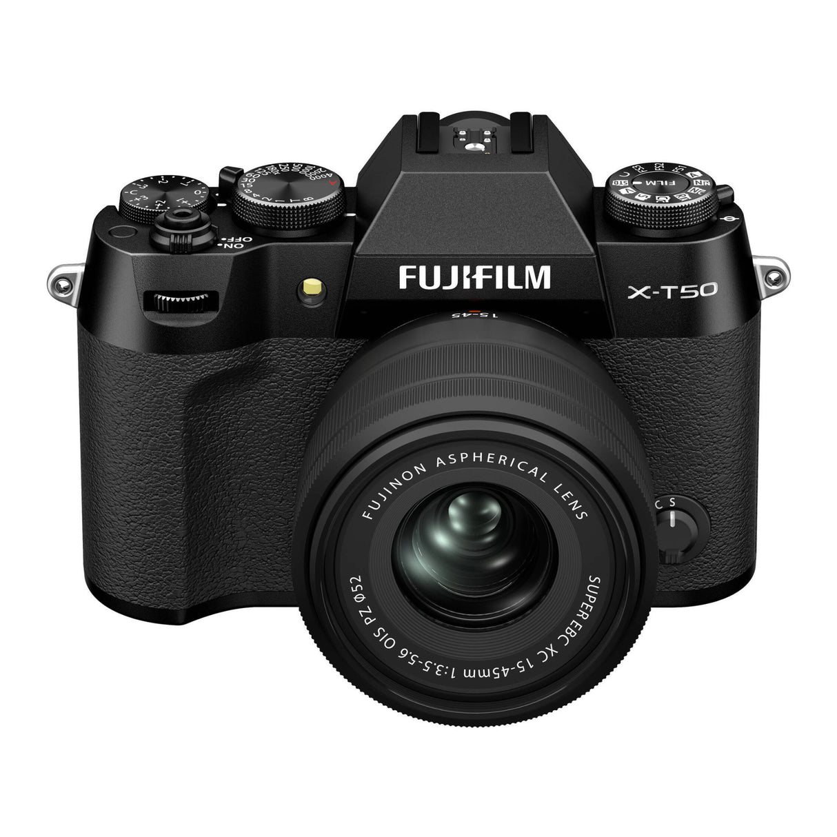 Fujifilm X-T50 Mirrorless Camera (Black) with XC 15-45mm f/3.5-5.6 Lens