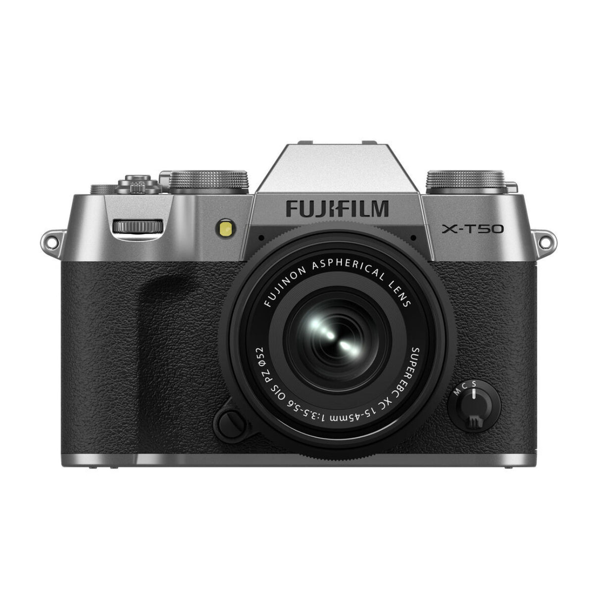 Fujifilm X-T50 40MP Mirrorless Camera with XC15-45MM F3.5-5.6 Zoom Lens (Silver)