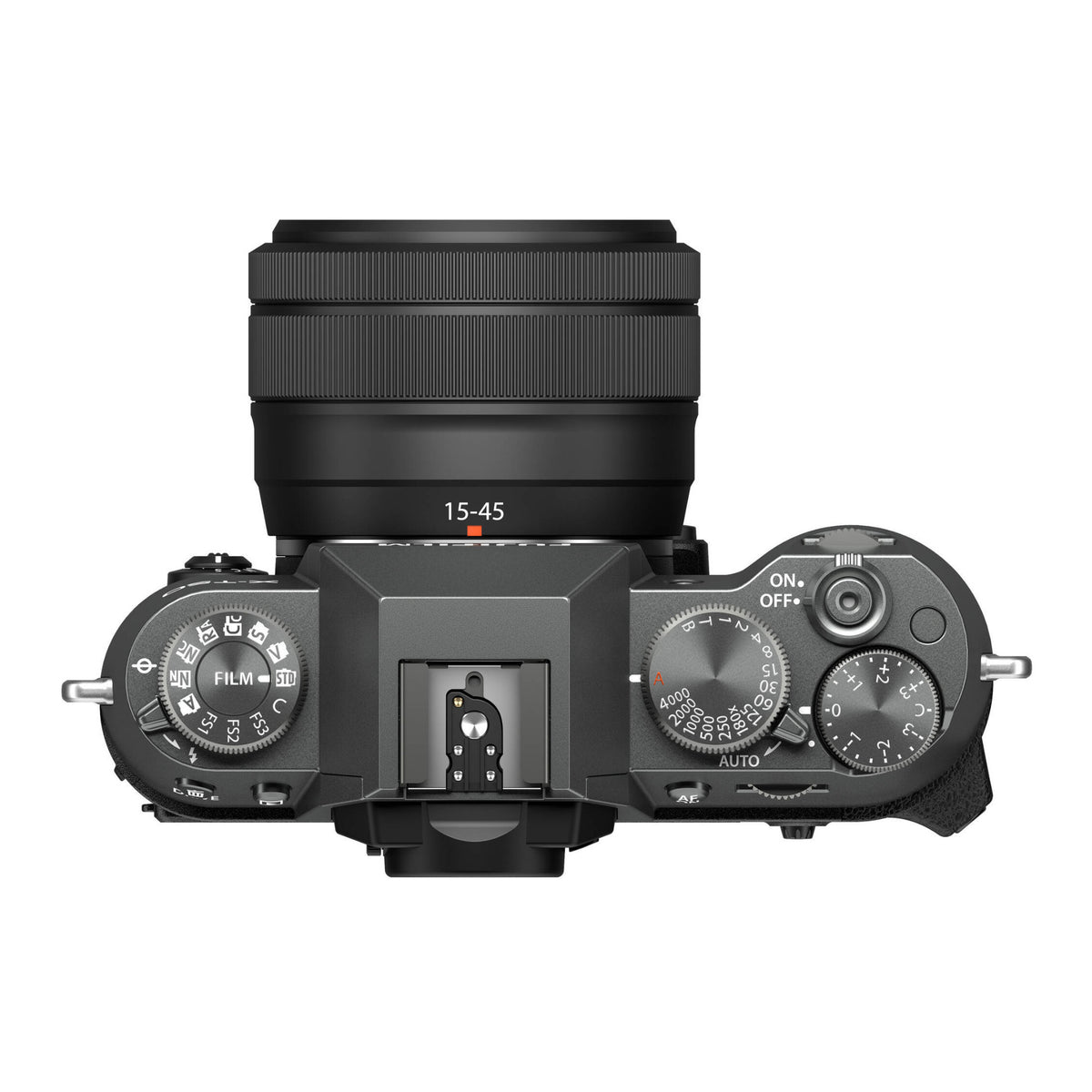 FUJIFILM X-T50 Mirrorless Camera (Charcoal Silver) with XC 15-45mm f/3.5-5.6 Lens (Black)