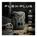 Spypoint Flex-Plus Cellular Trail Camera 36MP Photos 1080p Videos Dual-SIM GPS (Open Box)