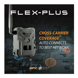 Spypoint Flex-Plus Cellular Trail Camera 36MP Photos 1080p Videos Dual-SIM GPS (Open Box)