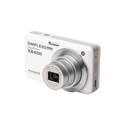 Samvix Kosher Digital Camera with 12x Optical Zoom UCamera X8400 (White)