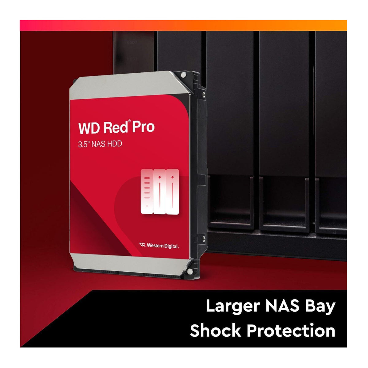 Western Digital 14TB WD Red Pro NAS Internal Hard Drive - 7200 RPM, SATA 6Gb/s