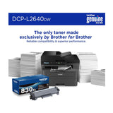 Brother DCP-L2640DW Wireless Compact Monochrome Multi-Function Laser Printer